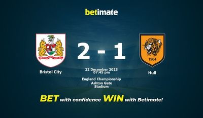 Bristol City x Hull Prognóstico, Odds e Dicas de Apostas 22/12/2023