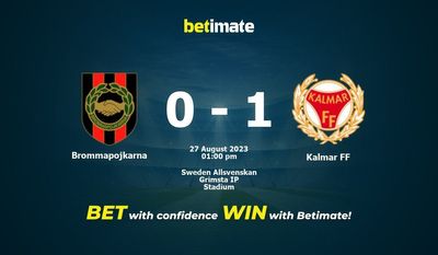 Brommapojkarna vs Kalmar FF Prognóstico, Odds e Dicas de Apostas 27/08/2023