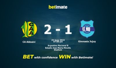 Prognóstico, Odds e Dicas de Apostas CA Aldosivi vs Gimnasia Jujuy 25/06/2023