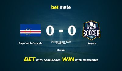 Ilhas Cabo Verde vs Angola Prognóstico, Odds e Dicas de Apostas 16/11/2023