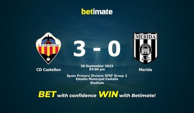 CD Castellon x Mérida Prognóstico, Odds e Dicas de Apostas 30/09/2023