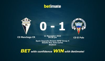 CD Manchego CR vs CD El Palo Prognóstico, Odds e Dicas de Apostas 11/11/2023