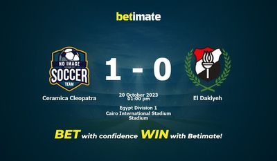 Ceramica Cleopatra vs El Daklyeh Prognóstico, Odds e Dicas de Apostas 20/10/2023