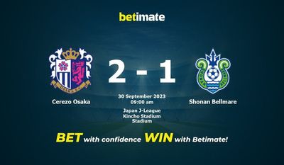 Cerezo Osaka x Shonan Bellmare Prognóstico, Odds e Dicas de Apostas 30/09/2023
