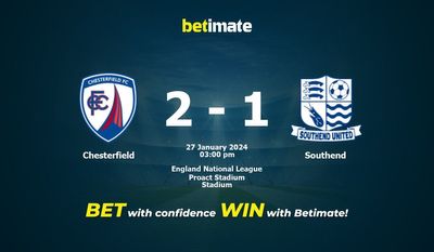 Chesterfield x Southend Prognóstico, Odds e Dicas de Apostas 27/01/2024