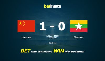 Prognóstico, Odds e Dicas de Apostas China PR x Mianmar 16/06/2023