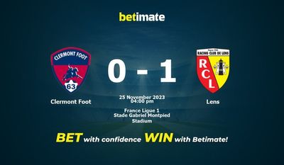 Clermont Foot vs Lens Prognóstico, Odds e Dicas de Apostas 25/11/2023