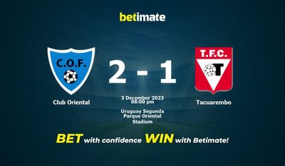 Club Oriental x Tacuarembo Prognóstico, Odds e Dicas de Apostas 12/03/2023