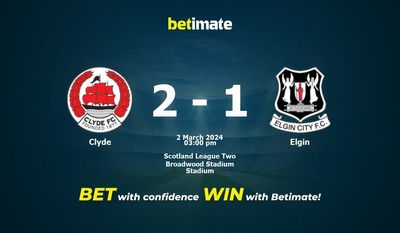 Clyde vs Elgin Prognóstico, Odds e Dicas de Apostas 03/02/2024