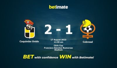 Coquimbo Unido vs Cobresal Prognóstico, Odds e Dicas de Apostas 17/08/2023