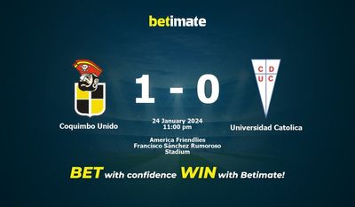 Coquimbo Unido vs Universidad Católica Prognóstico, Odds e Dicas de Apostas 24/01/2024