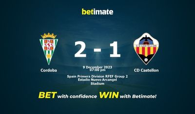Córdoba x CD Castellon Prognóstico, Odds e Dicas de Apostas 12/09/2023