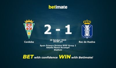 Córdoba x Rec de Huelva Prognóstico, Odds e Dicas de Apostas 29/10/2023