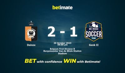 Deinze vs Genk II Prognóstico, Odds e Dicas de Apostas 20/10/2023