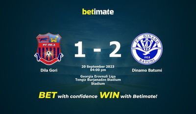 Dila Gori x Dinamo Batumi Prognóstico, Odds e Dicas de Apostas 20/09/2023