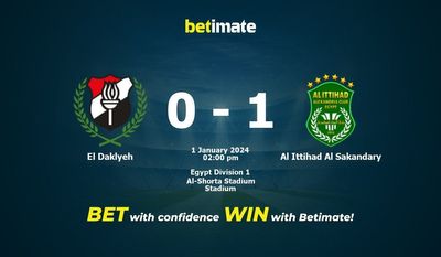 El Daklyeh vs Al Ittihad Al Sakandary Prognóstico, Odds e Dicas de Apostas 01/01/2024
