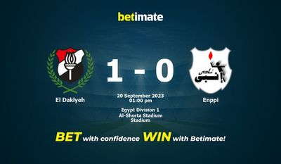 El Daklyeh x Enppi Prognóstico, Odds e Dicas de Apostas 20/09/2023