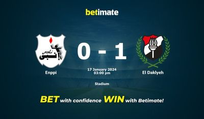 Enppi vs El Daklyeh Prognóstico, Odds e Dicas de Apostas 17/01/2024