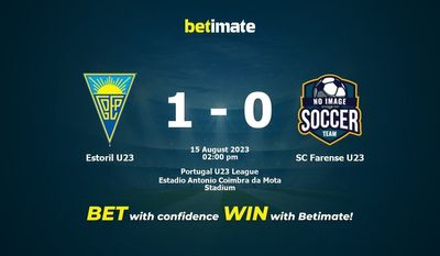 Estoril Sub23 vs SC Farense Sub23 Prognóstico, Odds e Dicas de Apostas 15/08/2023