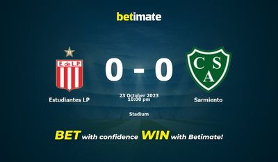 Estudiantes LP x Sarmiento Prognóstico, Odds e Dicas de Apostas 23/10/2023