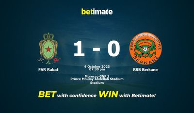 FAR Rabat vs RSB Berkane Prognóstico, Odds e Dicas de Apostas 10/04/2023