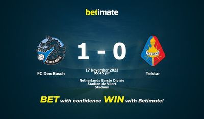 FC Den Bosch vs Telstar Prognóstico, Odds e Dicas de Apostas 17/11/2023