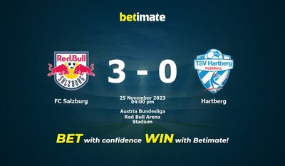 FC Salzburg x Hartberg Prognóstico, Odds e Dicas de Apostas 25/11/2023