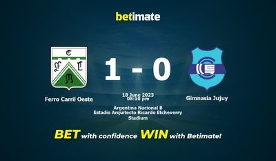Prognóstico, Odds e Dicas de Apostas Ferro Carril Oeste vs Gimnasia Jujuy 18/06/2023