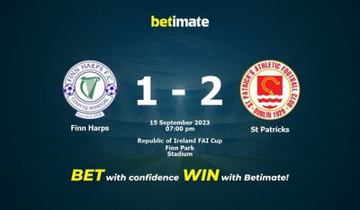 Finn Harps vs St. Patricks Prognóstico, Odds e Dicas de Apostas 15/09/2023