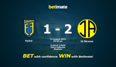 Prognóstico, Odds e Dicas de Apostas Fjolnir vs IA Akranes 08/11/2023