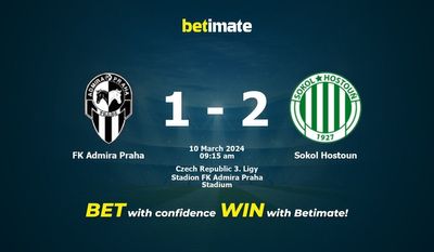 FK Admira Praga vs Sokol Hostoun Prognóstico, Odds e Dicas de Apostas 03/10/2024