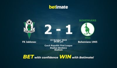 FK Jablonec vs Bohemians 1905 Prognóstico, Odds e Dicas de Apostas 22/10/2023