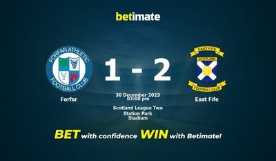 Forfar vs East Fife Prognóstico, Odds e Dicas de Apostas 30/12/2023
