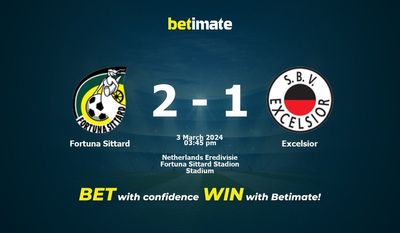 Fortuna Sittard x Excelsior Prognóstico, Odds e Dicas de Apostas 03/03/2024