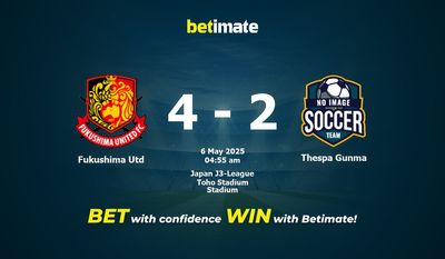 Palpite, probabilidades e dicas de apostas para Fukushima Utd x Thespa Gunma - 05/06/2025