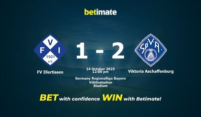 FV Illertissen x Viktoria Aschaffenburg Prognóstico, Odds e Dicas de Apostas 14/10/2023