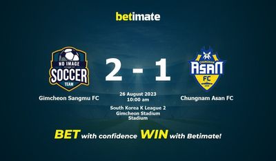 Gimcheon Sangmu FC vs Chungnam Asan FC Prognóstico, Odds e Dicas de Apostas 26/08/2023