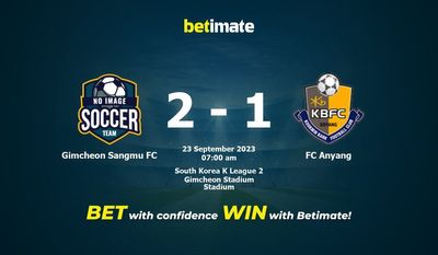 Gimcheon Sangmu FC vs FC Anyang Prognóstico, Odds e Dicas de Apostas 23/09/2023