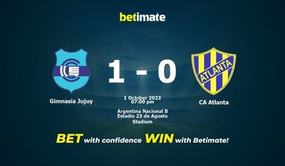 Gimnasia Jujuy vs CA Atlanta Prognóstico, Odds e Dicas de Apostas 10/01/2023