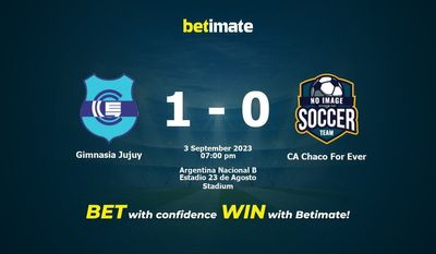 Gimnasia Jujuy vs CA Chaco For Ever Prognóstico, Odds e Dicas de Apostas 09/03/2023