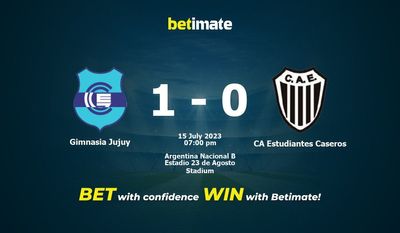Gimnasia Jujuy vs CA Estudiantes Caseros Prognóstico, Odds e Dicas de Apostas 15/07/2023