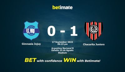 Gimnasia Jujuy x Chacarita Juniors Prognóstico, Odds e Dicas de Apostas 17/09/2023