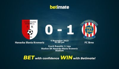 Hanacka Slavia Kromeriz vs FC Brno Prognóstico, Odds e Dicas de Apostas 11/04/2023