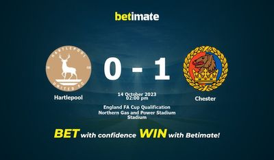 Prognóstico, Odds e Dicas de Apostas Hartlepool x Chester 14/10/2023