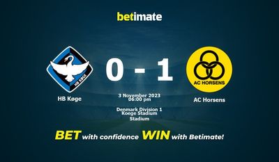HB Køge vs AC Horsens Prognóstico, Odds e Dicas de Apostas 11/03/2023