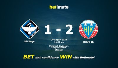 Prognóstico, Odds e Dicas de Apostas HB Køge vs Hobro IK 20/08/2023