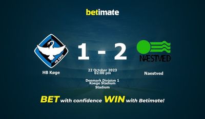 HB Køge x Naestved Prognóstico, Odds e Dicas de Apostas 22/10/2023