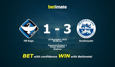 HB Køge vs Sonderjyske Prognóstico, Odds e Dicas de Apostas 11/10/2023