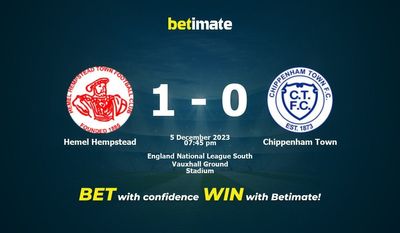 Hemel Hempstead vs Chippenham Town Prognóstico, Odds e Dicas de Apostas 12/05/2023
