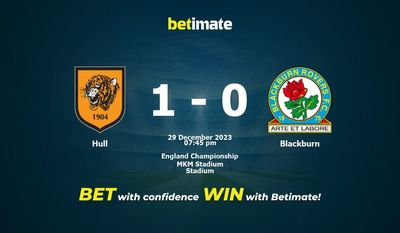 Prognóstico, Odds e Dicas de Apostas Hull vs Blackburn 29/12/2023